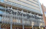 Pentagram's signage for the New York Times